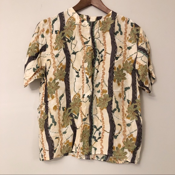 Oscar de la Renta Tops - Oscar de la Renta Silk Blouse